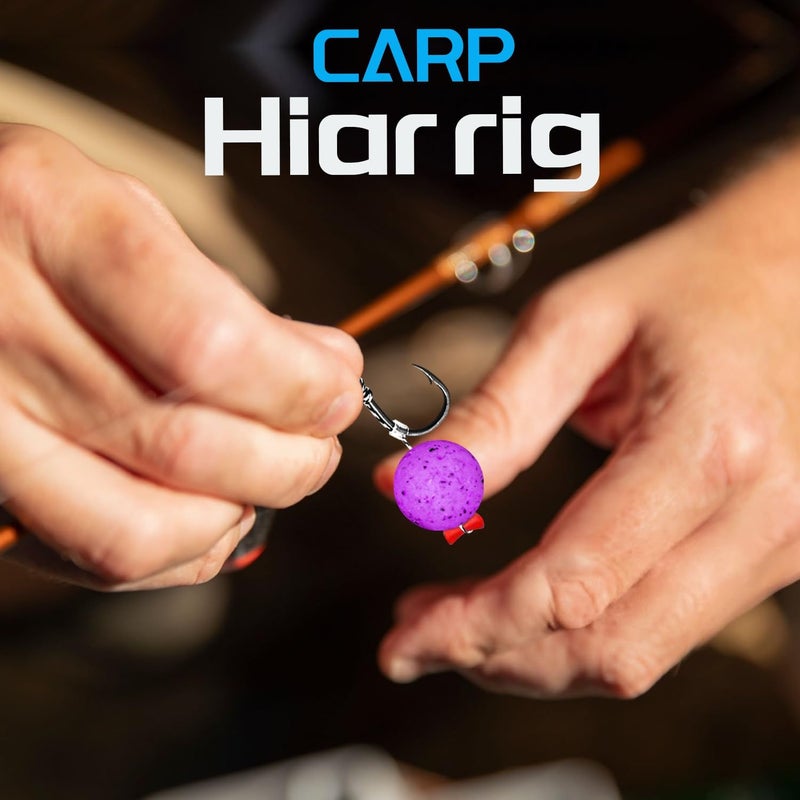Vipfish 24 Pack Pre-Tied Carp Rigs with Sharp Hooks, Swivel & PE Line – Hook The Big One with Boilies, Pellets & Corn – The Ultimate Carp Fishing Equipment - Image 5